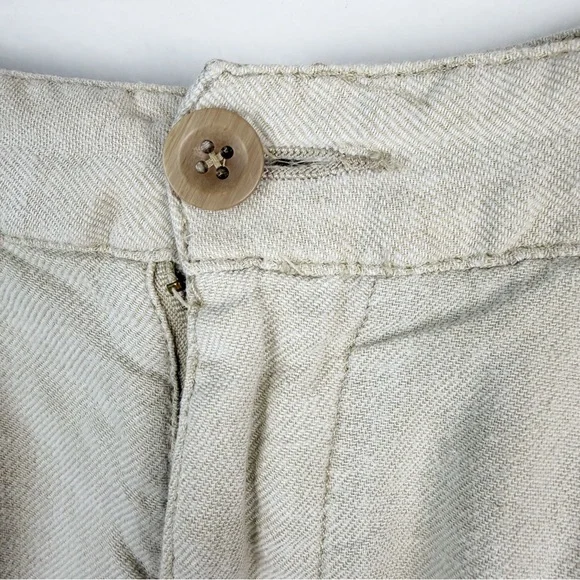 Tommy Bahama Linen Cotton Chino Shorts Light Khaki Size 36 - Picture 3 of 12